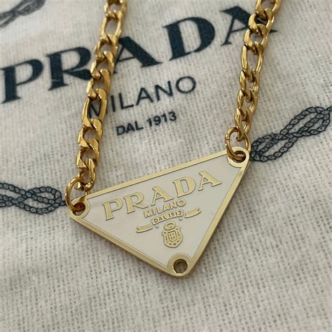 prada dupe necklace|repurposed prada necklace.